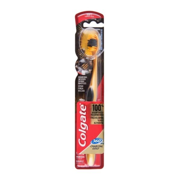 Colgate 360 Degrees Charcoal Gold Toothbrush