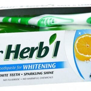 Dabur Herbal Toothpaste Whitening with Brush 150g