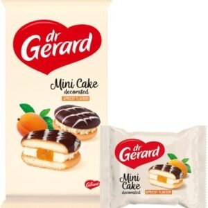 Dr Gerard Mini Cake Sponge Apricot 24 Pieces