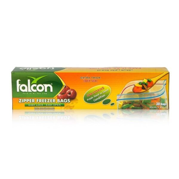 Falcon Zipper Freezer Bags 30X40cm 30 Bags