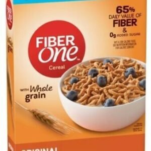 Fiber One Original Bran Whole Grain Cereal 555g