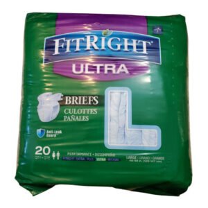 Fitright Ultra Adult Diapers Incontinence Large 20 Diapers