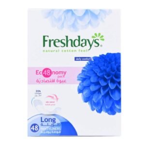 Freshdays Long Economical Size Women Pads 48 Pieces