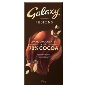 Galaxy Fusions 70% Cocoa Dark Chocolate 100g