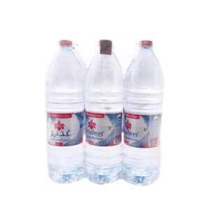 Ghadeer Miniral Water 1.5 Liter 6 Bottles