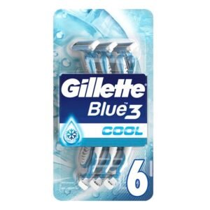 Gillette Blue3 Cool Men?s 3 Bladed Disposable Razor 8 Pieces