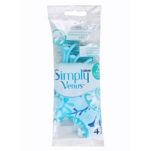 Gillette Simply Venus 2 Disposable Razors 4 Pieces