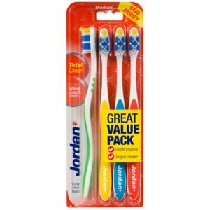 Jordan Toothbrush Totalclean Medium 1X4