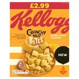 Kellogg’s Crunchy Nut Bites Cereal 375g