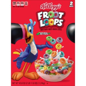 Kellogg’s Froot Loops Cereal 1.24Kg