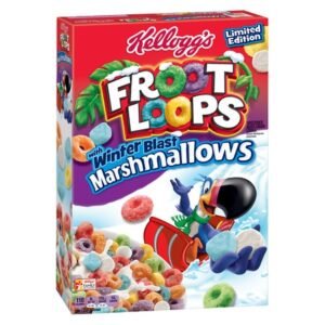 Kellogg’s Froot Loops With Fruity Shaped Marshmallows 357g