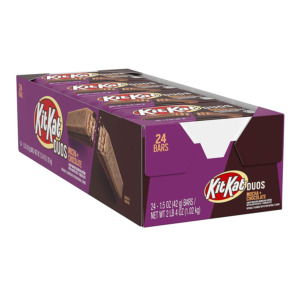 Kitkat Duos Mocha and Chocolate Wafer Candy Bars 42g 24 Pieces Pack