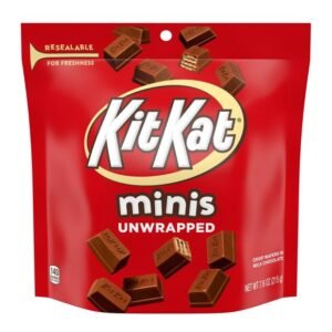 Kitkat Minis Unwrapped Milk Chocolate Wafer Candy Bar 215g