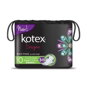 Kotex Maxi Pads Super With Wings 10 Pads