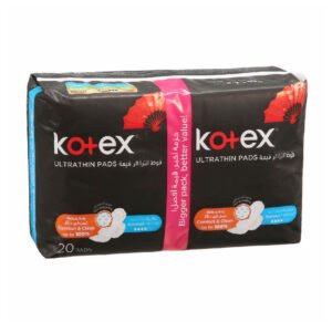 Kotex Ultra Thin Normal Pads With Wings Fast Absorbing 20 Pads