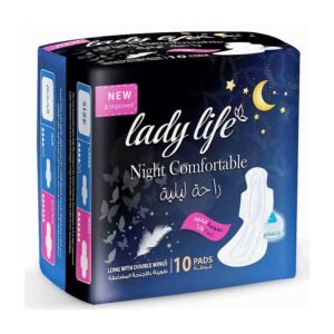 Lady Life Night Comfortable Pads Economy Packs 10 Pieces