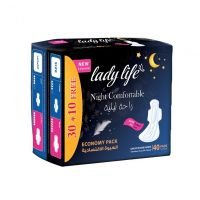 Lady Life Sanitary Pads and Tampons 30 + 10 Pads