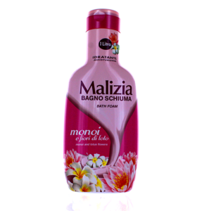 Malizia Bath Foam Monol and Lotus Flower Scent 1000ml