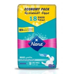 Nana Long Wings Maxi Pads 18 Pieces