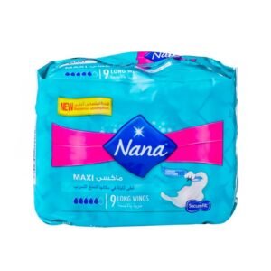 Nana Maxi Long Wings Pads 9 Pieces