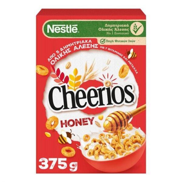 Nestle Cheerios Whole Grain With Honey Cereal 375g