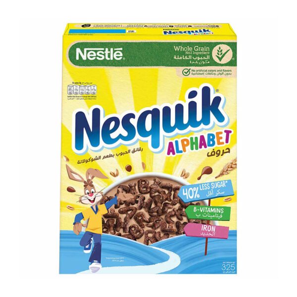 Nestle Nesquick Alphabet Chocolate Cereal 335g