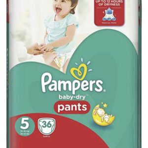 Pampers Baby Dry Pants Size 5 (12-18Kg) 36 Pieces