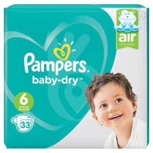 Pampers Baby Dry Size 6 (13-18Kg) 33 Nappies