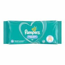 Pampers Fresh Clean Baby Scent Wipes 52 Pack