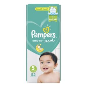 Pampers Junior Size 5 (11-18Kg) Jumbo Pack 52 Diapers