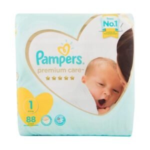 Pampers Premium Care Size 1 (2 -5Kg) 88 Pieces