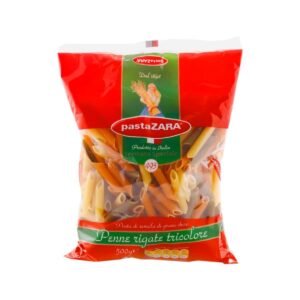 Pasta Zara Penne Rigate Tricolore No.493 500g