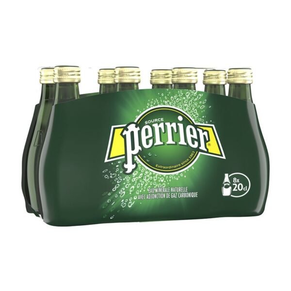 Perrier Sparkling Mineral Water 200ml 8 Pieces