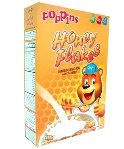 Poppins Honey Flakes 375g