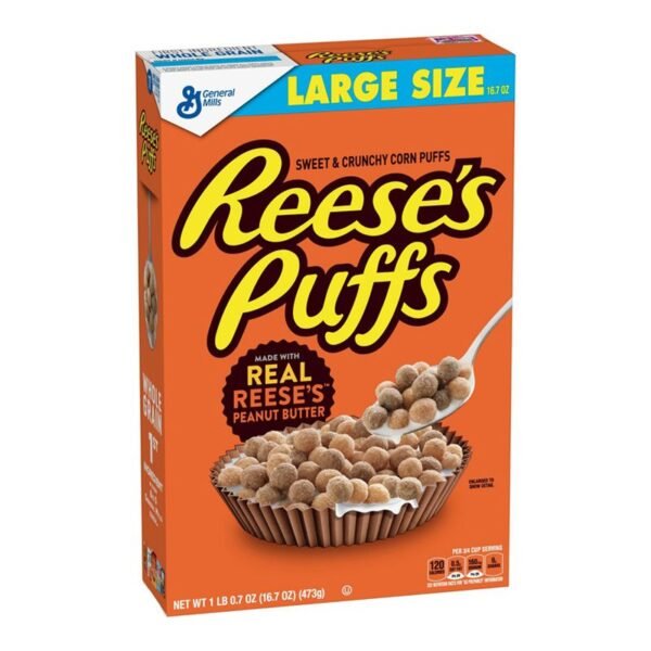 Reeses Puffs Breakfast Cereal 473g