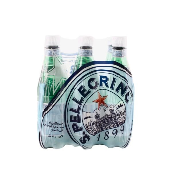 San Pellegrino Water Plastic Bottle 500ml 6 Pieces