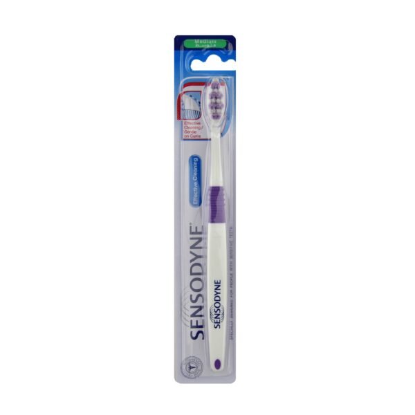 Sensodyne Effective Cleaning Toothbrush Purple Medium