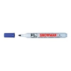 Snowman Blue?Permanent Marker with Chisel Tip