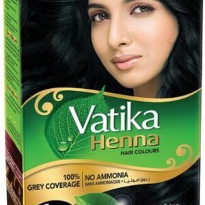 Vatika Dabur Henna Hair Colour Natural Black 6 Pieces 10g