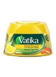 Vatika Dandruff Guard Styling Hair Cream Enriched With Lemon Tea Tree and Almond 140ml