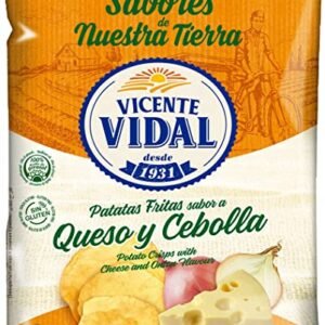 Vidal Lisas Sabor Cheese and Onion Bolsa 135g