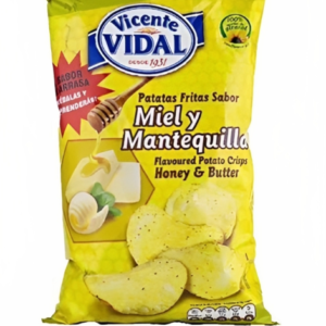 Vidal Potato Chips Flavour Honey and Butter 125g