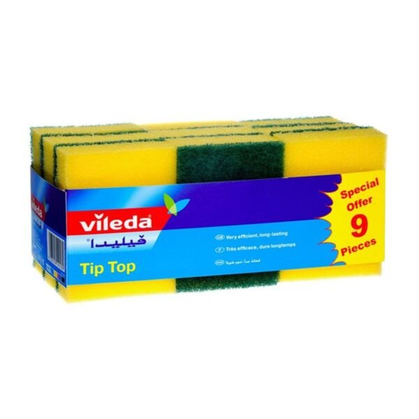 Vileda Tip Top Sponges 9 Pieces