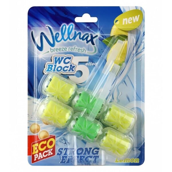 Wellnax 2 Pieces Closet Block Lemon Fragrance