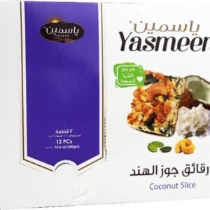 Yasmeen Coconut Sweets With Nuts 12 Pieces