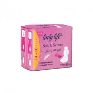 Lady Life Soft and Secure Pads Economy Pack