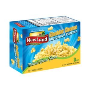 Newland Microwave Popcorn Cheddar Cheese 297g