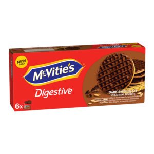 McVities Digestive Dark Chocolate Wheatmeal Biscuits 33.3g 6 Pieces