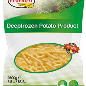 Ecofrost Belgium Fries Crinkle Cut 2.5Kg