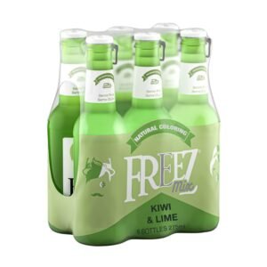 Freeze Kiwi And Lime Soda Drink 275ml 6 Bottles Pack